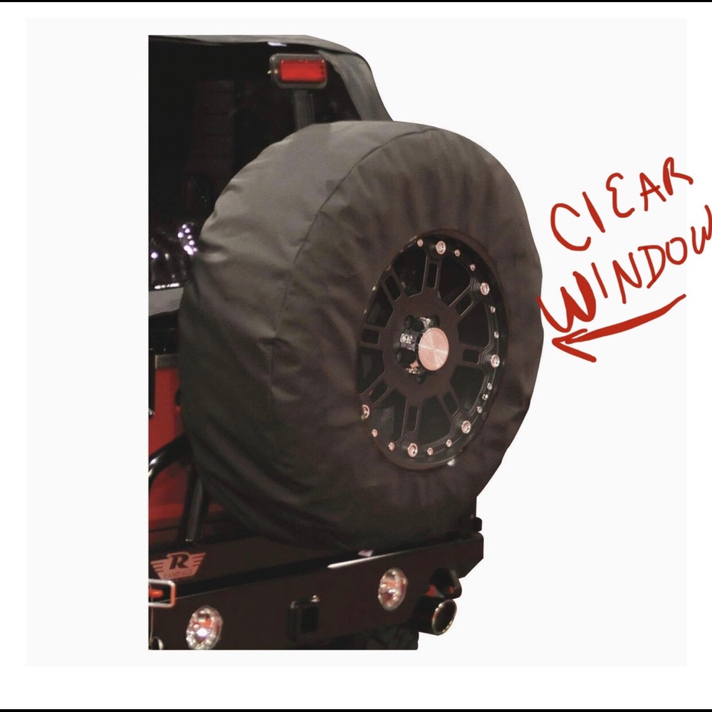 Rampage black diamond tire cover 33”-35”